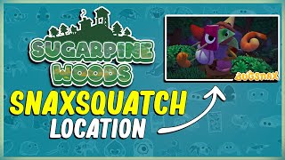 WHERE TO FIND THE SNAXSQUATCH AT SIGARPINE WOODS  BUGSNAX  EASTER EGG LOCATION  CANDID CRYPTID [upl. by Nrev]