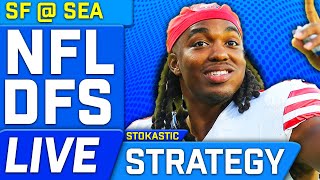 49ersSeahawks Showdown Strategy TNF Week 6 DFS Picks  NFL DFS Strategy [upl. by Odiug]