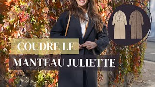 Tuto couture Juliette  Coudre un manteau oversize à manches raglan et col tailleur [upl. by Iruahs174]