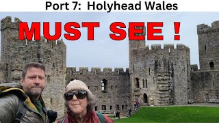 Caernarfon Castle Holyhead Wales  British Isles cruise on the Regal Princess Port 7 [upl. by Orrin]