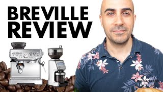 Breville Dual Boiler review BES920 Home Barista espresso coffee machine [upl. by Ssegrub]