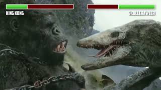 King kong vs Skullcrawler HealthBars [upl. by Anaitsirk]