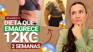 DIETA QUE EMAGRECE 12KG EM 2 SEMANAS É POSSÍVEL NUTRISINCERA [upl. by Jessamine]