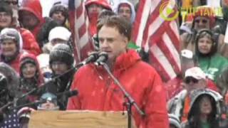 West Wings Bradley Whitford Rallies Wisconsin Workers [upl. by Philbert]