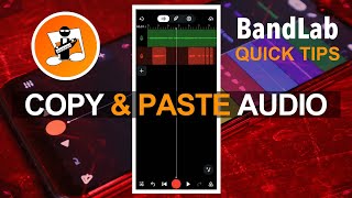 How to copy and paste audio in Bandlab [upl. by Damaris]