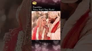 Katrina Kaif And Vicky Kaushal Seek quotLove And Blessingsquot  Wedding Pictures  Video  vickat [upl. by Koeninger325]