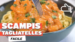 Scampis Tagliatelles  La Recette Incontournable à Tester Absolument [upl. by Andi576]