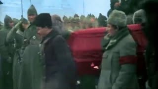 USSR anthem at 1924 Vladimir Lenin funeral rare version  Гимн СССР 1924 [upl. by Anetsirhc]