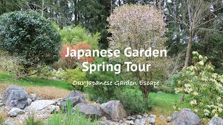 Japanese Garden Tour  Spring 2022  Our Japanese Garden Escape [upl. by Nosnevets]