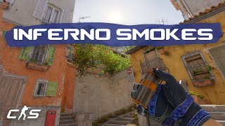 CS2 Inferno  EVERY TSide Inferno Smoke in UNDER 5 MINUTES [upl. by Duntson]