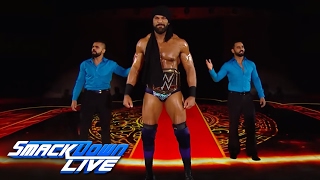 WWE Champion Jinder Mahals jawdropping entrance SmackDown LIVE June 6 2017 [upl. by Benjy]