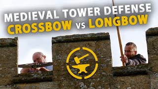 Crossbow or Longbow Whats better for defending your medieval tower [upl. by Plank]