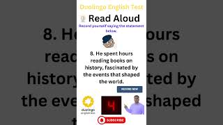 Read Aloud for Duolingo English Test very important regular repeated questions Part 3 [upl. by Repard]