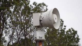 FS 2001SRNB Flood Siren Test 1 Minute Attack  Columbia SC 02082022 [upl. by Kneeland424]