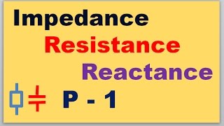 Impedance Resistance and Reactance  difference [upl. by Power]