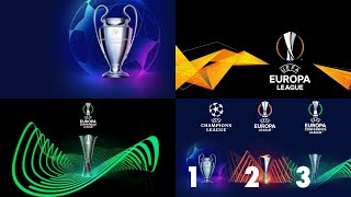 UEFA Champions League Europa League and Europa Conference League Draw [upl. by Zobias]