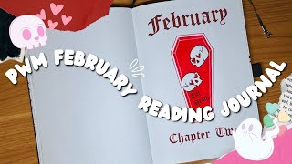 February Reading Journal Set Up  Plan With Me [upl. by Nickerson]