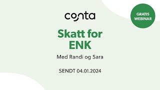 Webinar Skatt for ENK [upl. by Neleb963]