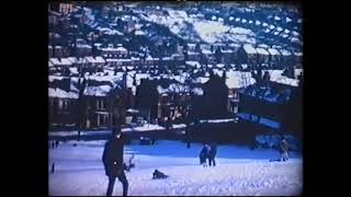 Sledging and skiiing in Meersbrook Park Sheffield 1966 [upl. by Eyaf]