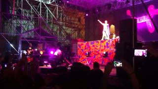 Fedez  Alfonso Signorini live  Piazza della Loggia BS 16072013 [upl. by Ahsatsan]