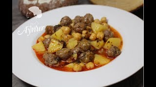 Hackbällchen mit Kichererbsen und Kartoffeln I Eintopf Rezept [upl. by Annekam80]