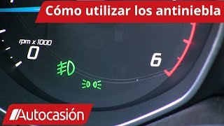 Cómo utilizar las luces antiniebla del coche [upl. by Otsuaf]