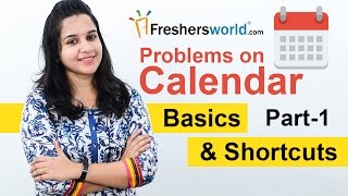 Aptitude Made Easy  Problems on Calendar Basics and Methods Shortcuts Time and Date [upl. by Nuavahs]