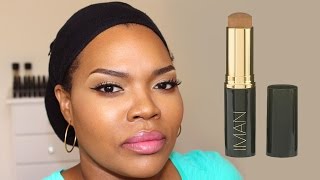 REVUE Fond de Teint stick IMAN Cosmetics [upl. by Adierf]