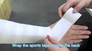 Athletic tape and underwrap for hands wrists and arms [upl. by Mayne]