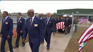 Loved ones say final goodbye to fallen Army Sergeant Kennedy Sanders in Waycross [upl. by Leinaj949]