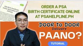 PSA BIRTH CERTIFICATE  PAANO MAG ORDER ONLINE STEP BY STEP  TUTORIAL  Marlowe Vicoy [upl. by Omarr]