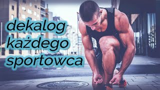 10 przykazań treningowych dla każdego sportowca  sprawdź się [upl. by Adyol510]