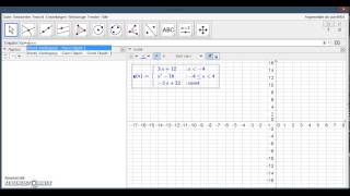 Geogebra abschnittsweise definierte Funktionen [upl. by Hanus]