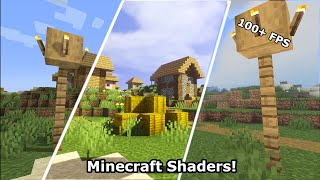 Minecraft Shaders For Lowend PCS [upl. by Adniram381]