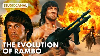 Rambo  Sylvester Stallone in THE RAMBO TRILOGY  The Evolution of Rambo [upl. by Yvon]