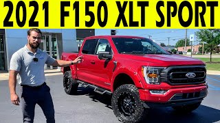 2021 Ford F150 XLT  LIFTED  PowerBoost 😮 Exterior amp Interior Review [upl. by Nallid351]