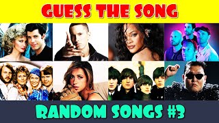 Guess the 50 Random Songs Part 3  Music Quiz [upl. by Grimbal465]