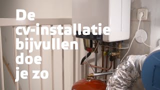 De cvinstallatie bijvullen doe je zo [upl. by Nrehtak]