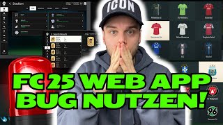 WEBAPP BUG NUTZEN⚠️ DER PERFEKTE START IN DIE FC 25 WEB APP🤝 COINS MACHEN IN FC 25💰 [upl. by James]