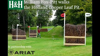 Burghley CrossCountry 2024 William FoxPitt Walks the Leaf Pit [upl. by Hamish]