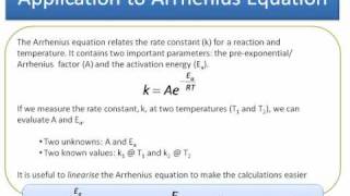 Simultaneous Equations and the Arrhenius Equation [upl. by Nrojb]