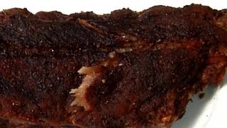 OvenBaked Ribs With Chocolate Spice Rub  Entree Recipes [upl. by Bender]