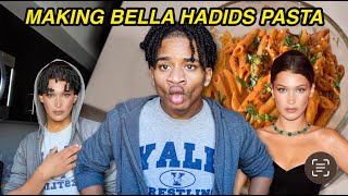 MAKING THE BELLA HADID PASTA TIKTOK MADE ME [upl. by Kragh]