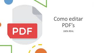 Como editar un PDF sin programas [upl. by Lawson900]