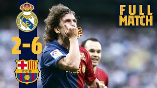 FULL MATCH Real Madrid 2  6 Barça 2009 THE LEGENDARY 26 IN ELCLÁSICO [upl. by Barris]