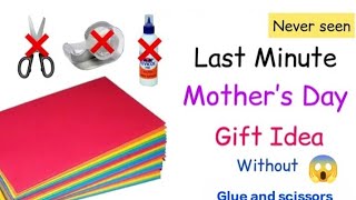 DIY Mothers Day gift idea without glue and scissors  Mothers Day Crafts  Mothers Day gifts 2024 [upl. by Beatrice]