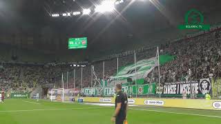 Trybuny podczas meczu Lechia Gdańsk  Raków Częstochowa [upl. by Froma866]