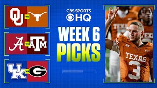 College Football Week 6 PICKS  BEST BETS I CBS Sports [upl. by Icnan684]