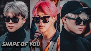 Jimin Shape of you Airport Fashion FMV [upl. by Reeves203]