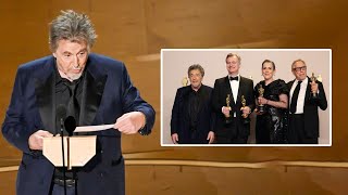 Al Pacino Tells The Reason Behind Omitting Nominees Names While Announcing The Best Picture Oscars [upl. by Atener]